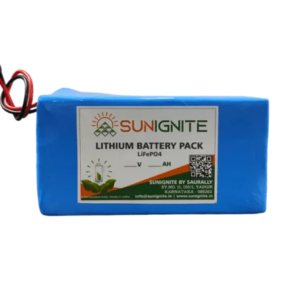 12Ah 12.8V LFP (LiFePO4) Battery Pack With BMS